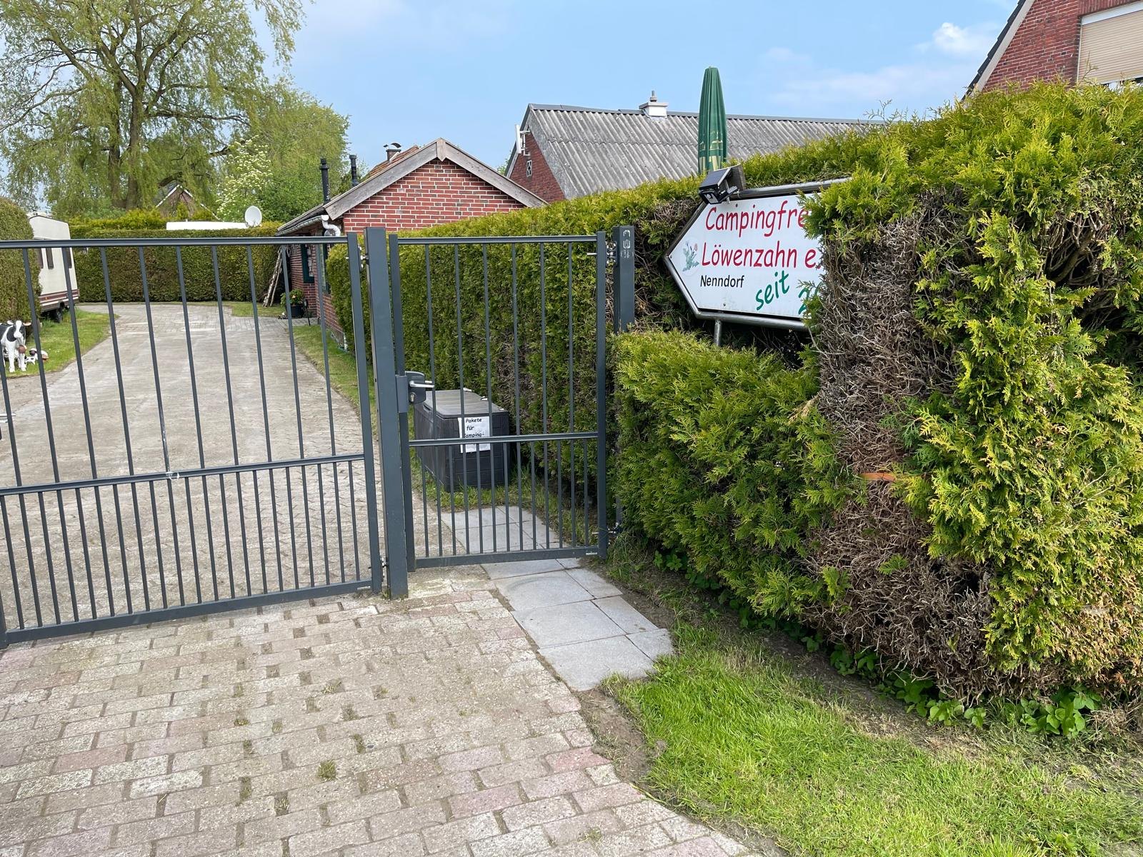 Eingang zum Campingplatz