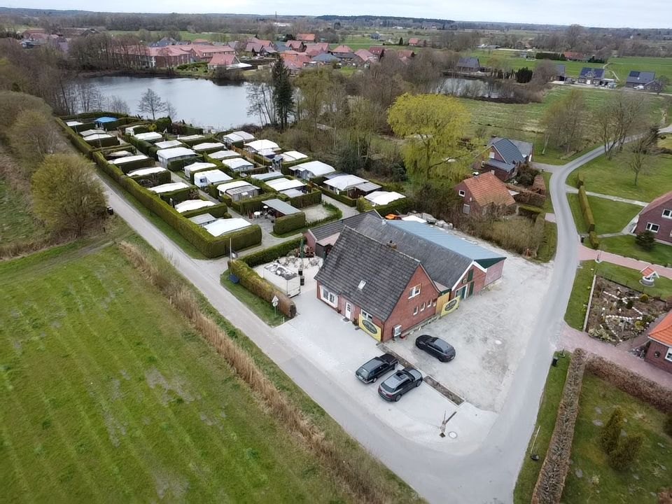 Campingplatz Nenndorf inmitten der Landschaft