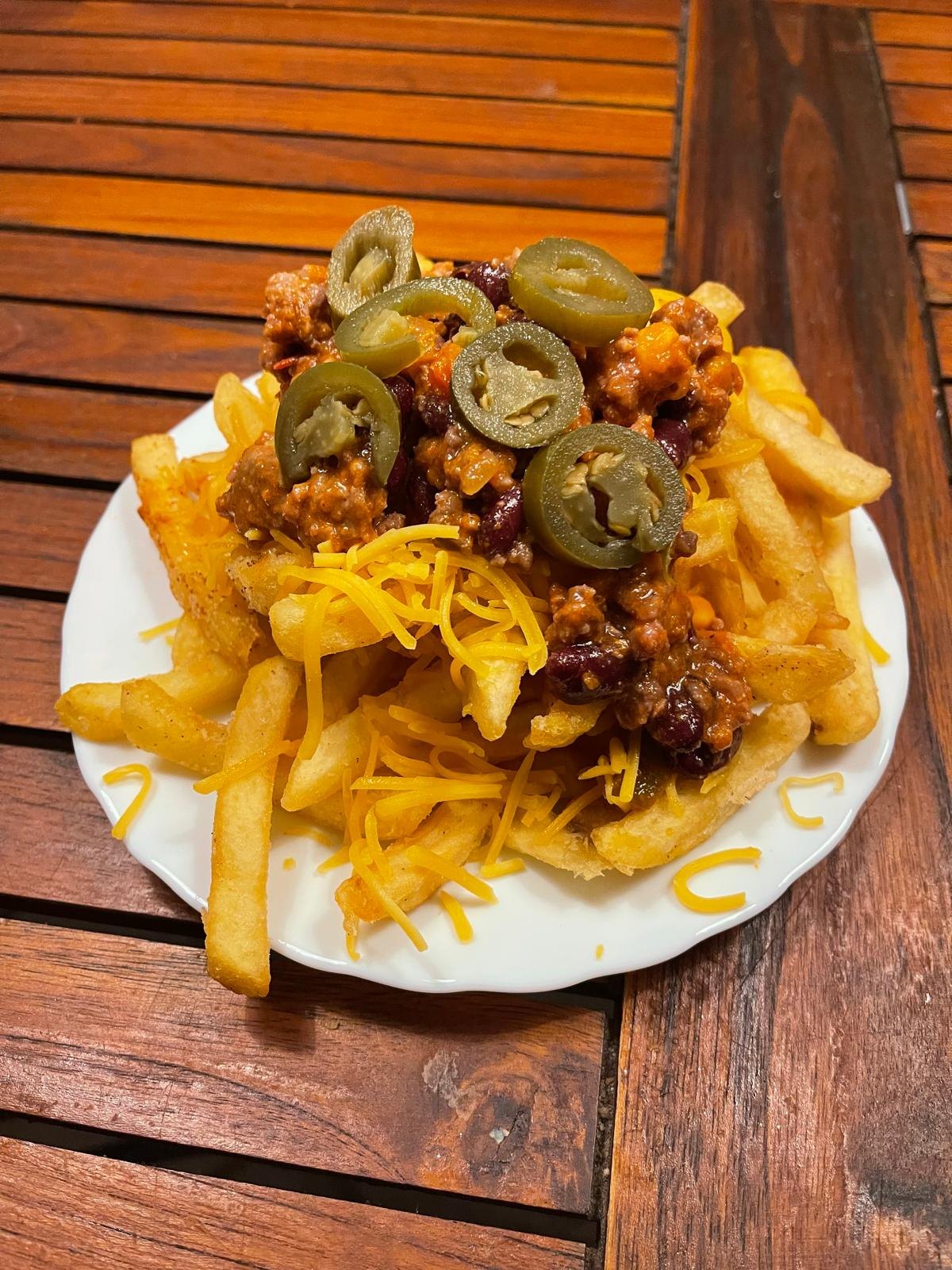Chilli Cheese Pommes